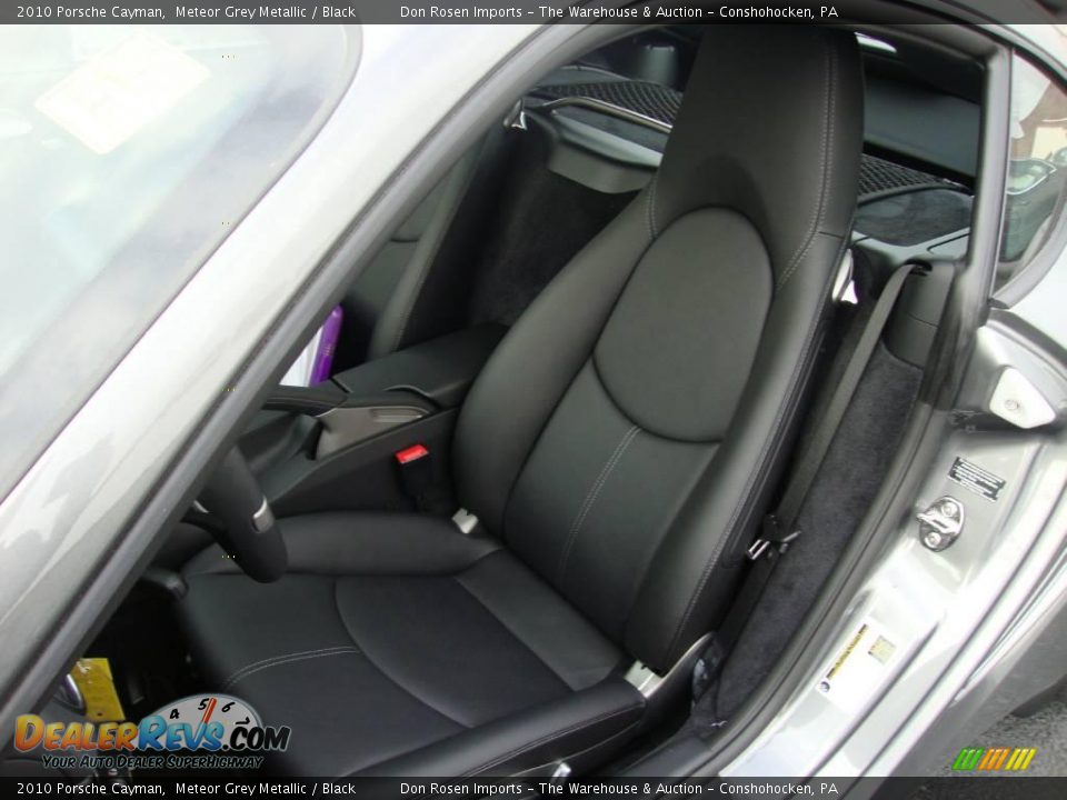 2010 Porsche Cayman Meteor Grey Metallic / Black Photo #15
