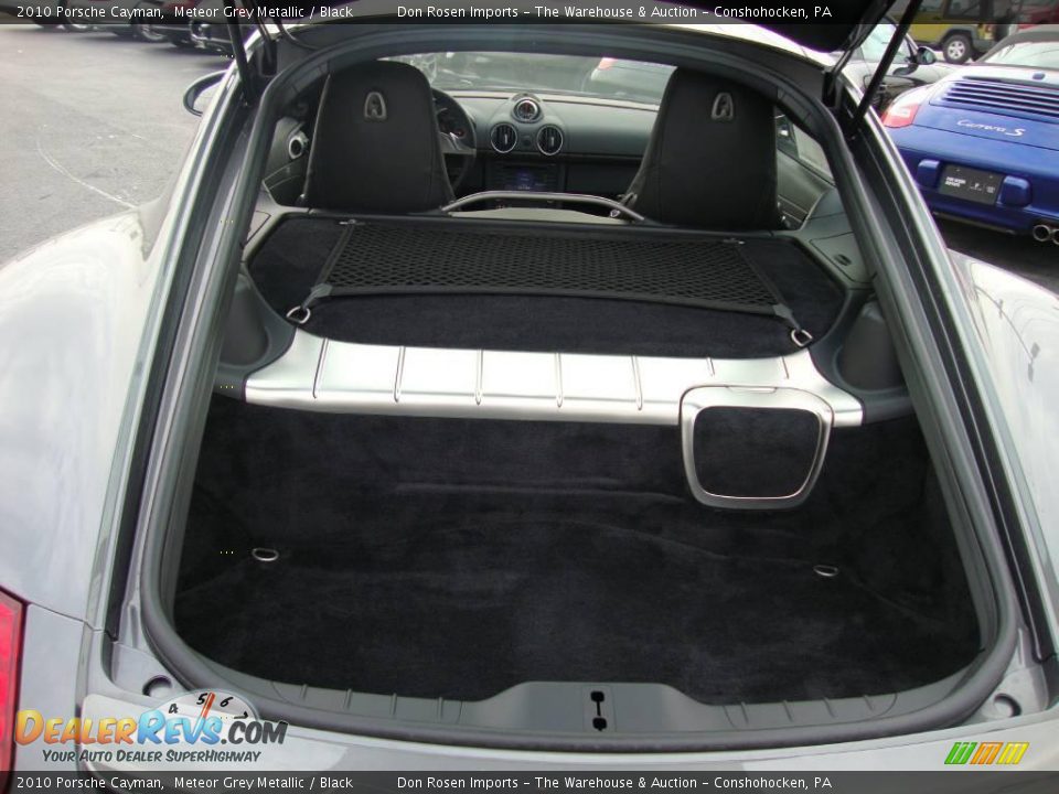2010 Porsche Cayman Meteor Grey Metallic / Black Photo #19
