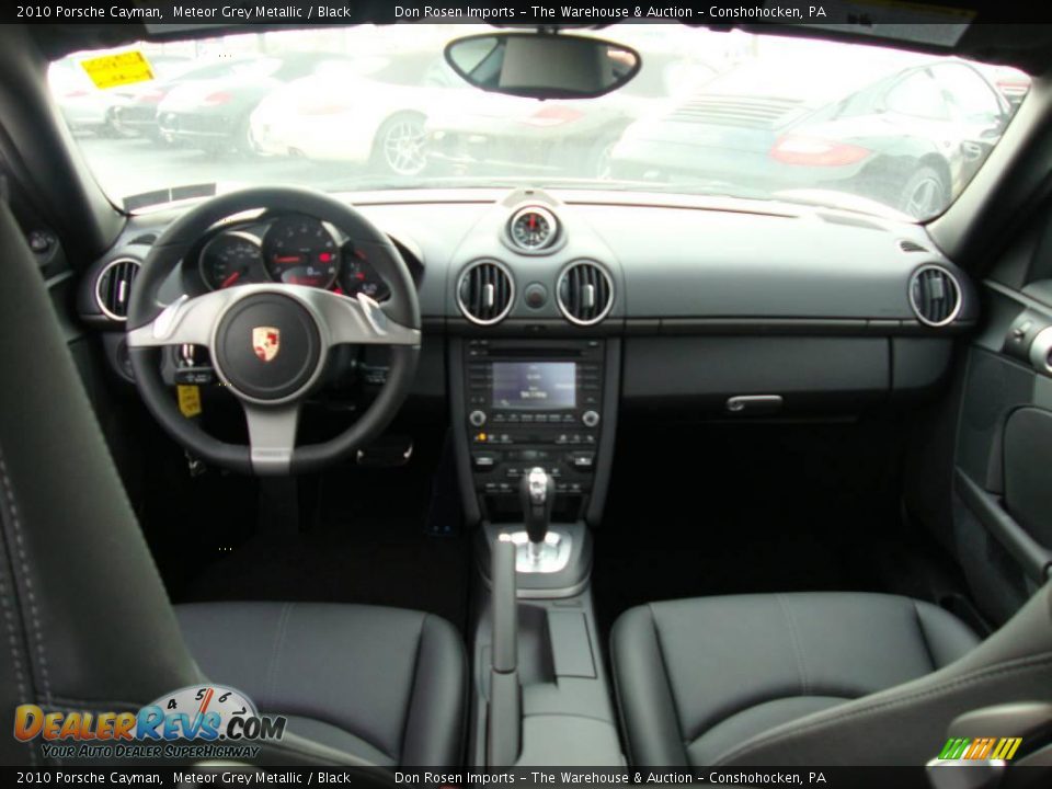 2010 Porsche Cayman Meteor Grey Metallic / Black Photo #20