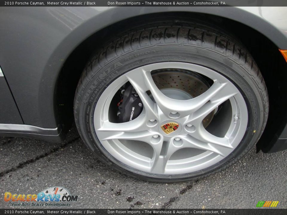 2010 Porsche Cayman Meteor Grey Metallic / Black Photo #22