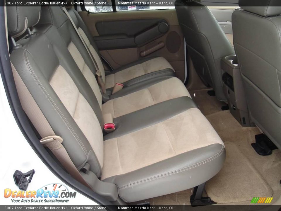 2007 Ford Explorer Eddie Bauer 4x4 Oxford White / Stone Photo #14
