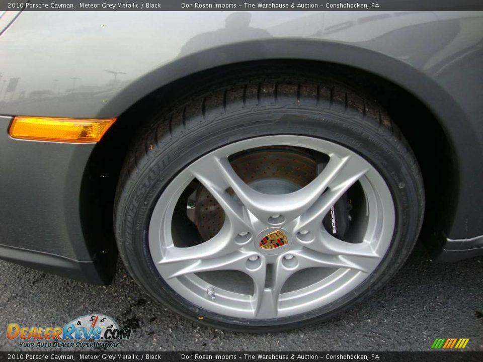 2010 Porsche Cayman Meteor Grey Metallic / Black Photo #23