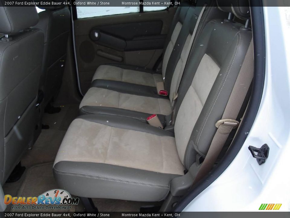 2007 Ford Explorer Eddie Bauer 4x4 Oxford White / Stone Photo #15