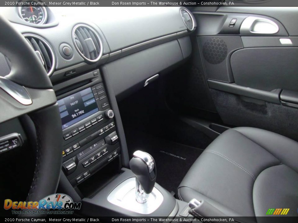 2010 Porsche Cayman Meteor Grey Metallic / Black Photo #27