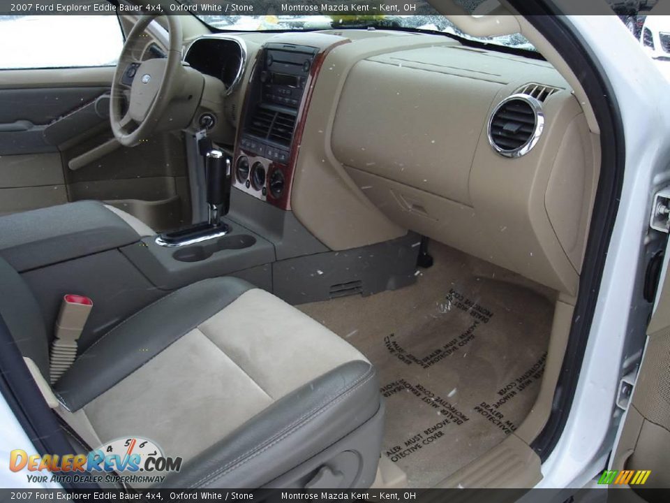 2007 Ford Explorer Eddie Bauer 4x4 Oxford White / Stone Photo #20