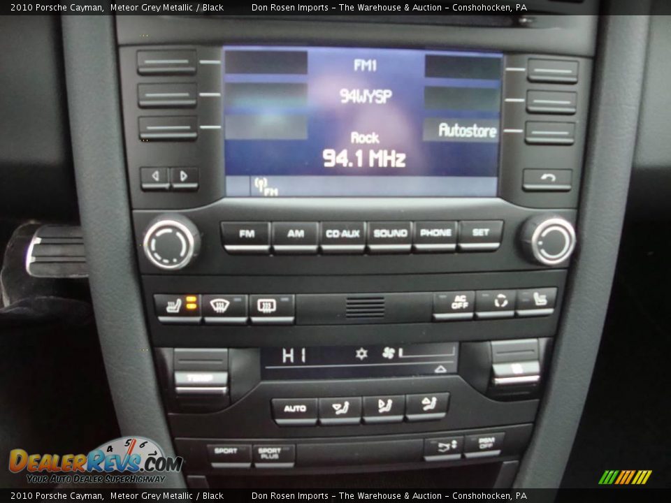 2010 Porsche Cayman Meteor Grey Metallic / Black Photo #30