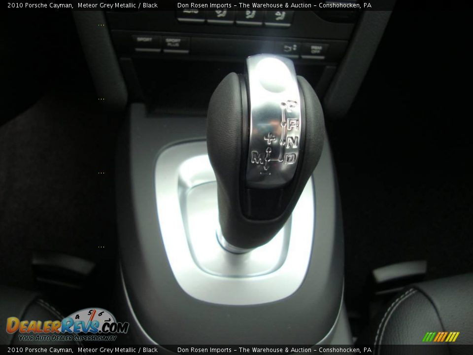 2010 Porsche Cayman Meteor Grey Metallic / Black Photo #31