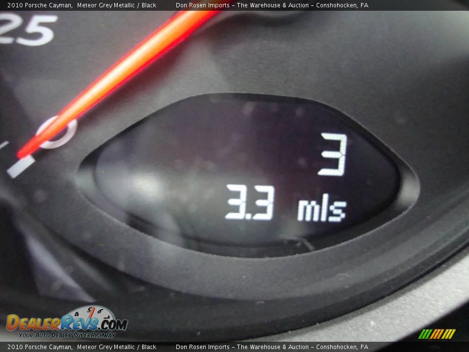 2010 Porsche Cayman Meteor Grey Metallic / Black Photo #33