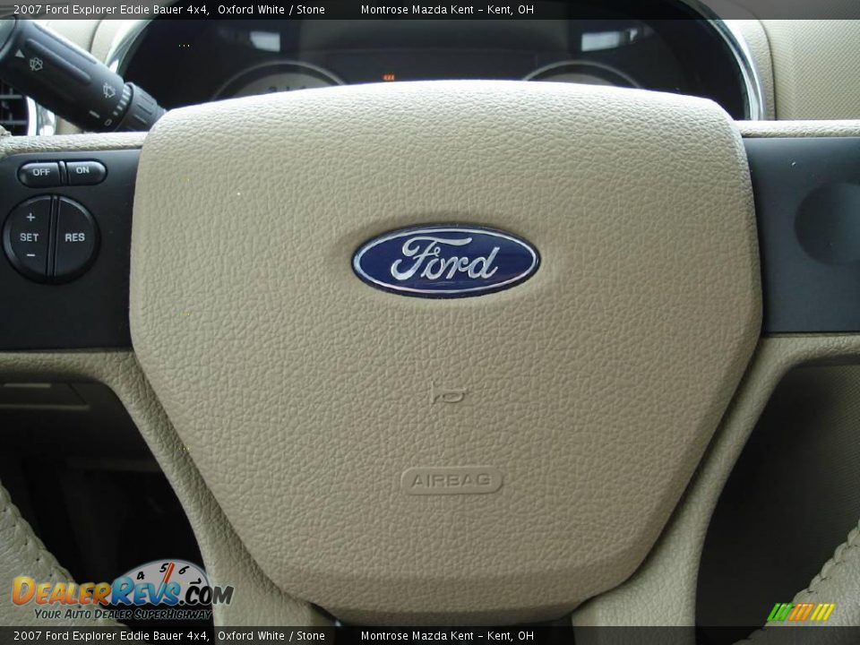 2007 Ford Explorer Eddie Bauer 4x4 Oxford White / Stone Photo #28