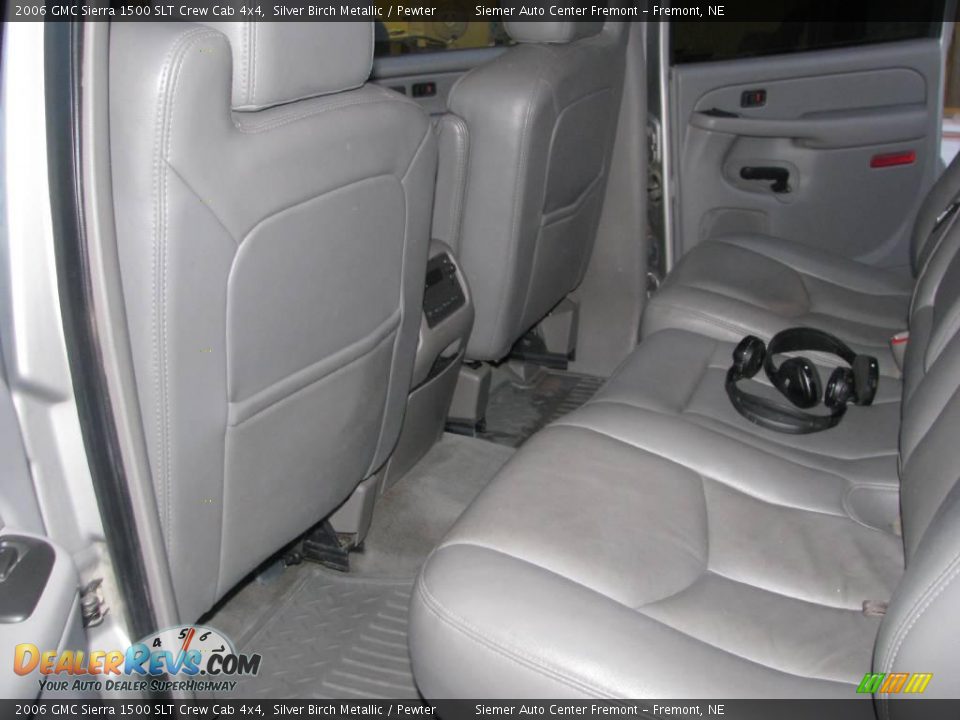 2006 GMC Sierra 1500 SLT Crew Cab 4x4 Silver Birch Metallic / Pewter Photo #8