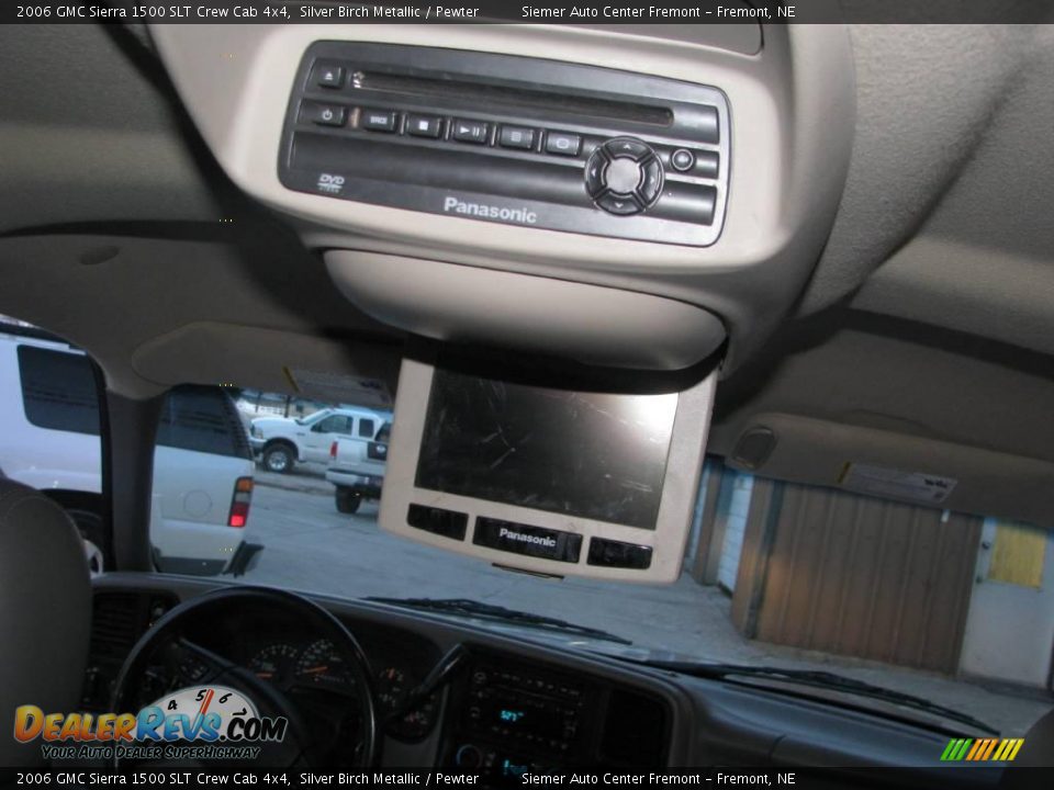 2006 GMC Sierra 1500 SLT Crew Cab 4x4 Silver Birch Metallic / Pewter Photo #25