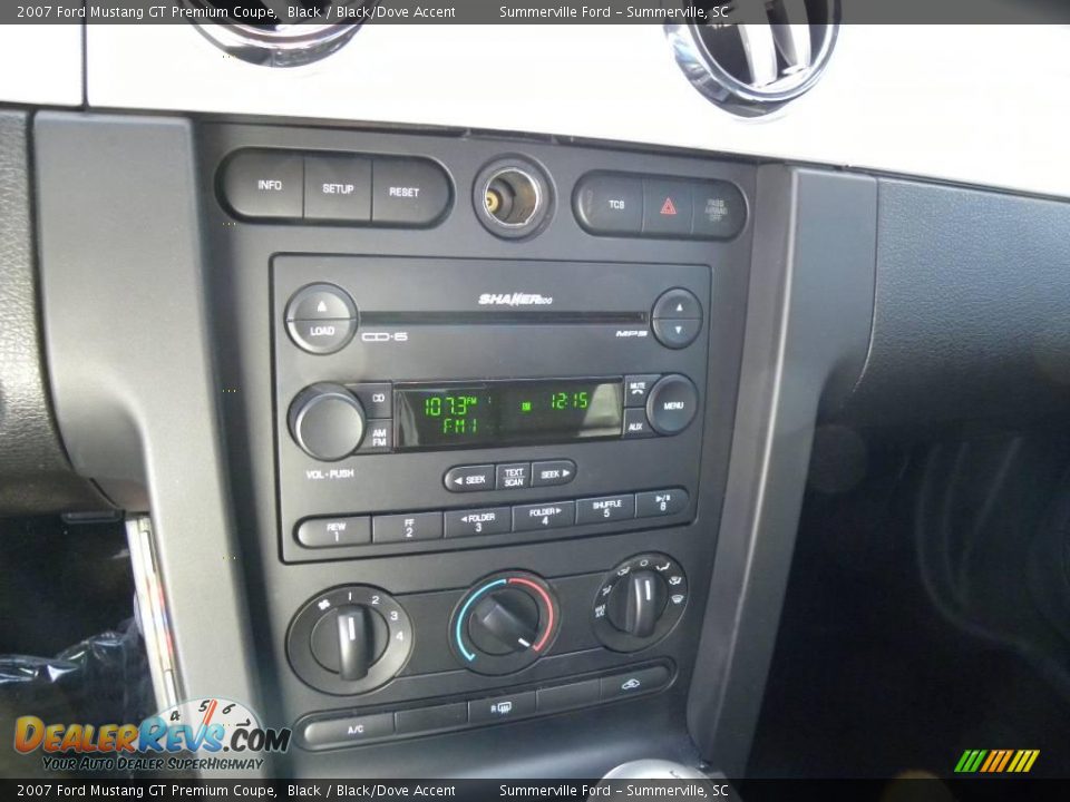 2007 Ford Mustang GT Premium Coupe Black / Black/Dove Accent Photo #18