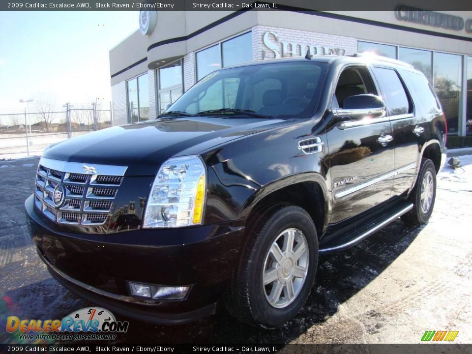 2009 Cadillac Escalade AWD Black Raven / Ebony/Ebony Photo #1
