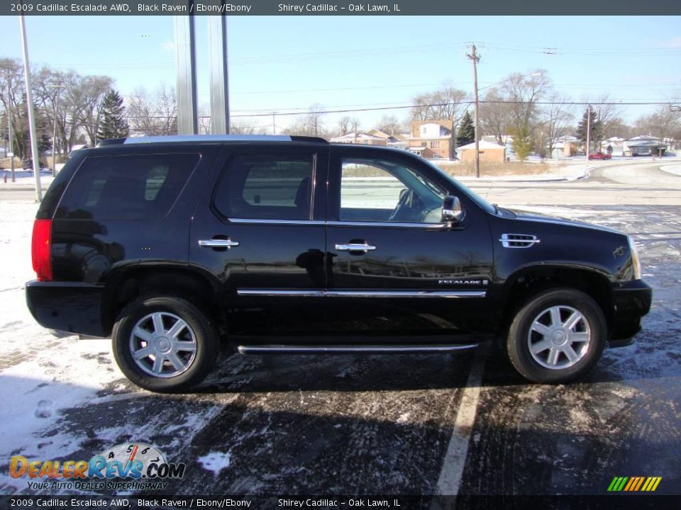 2009 Cadillac Escalade AWD Black Raven / Ebony/Ebony Photo #4