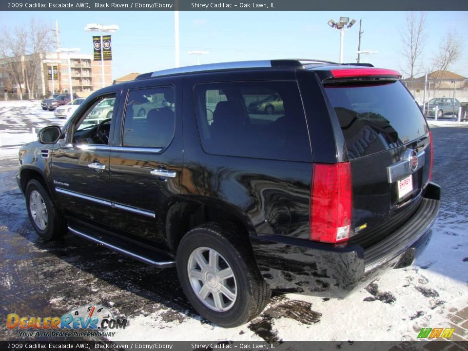 2009 Cadillac Escalade AWD Black Raven / Ebony/Ebony Photo #7