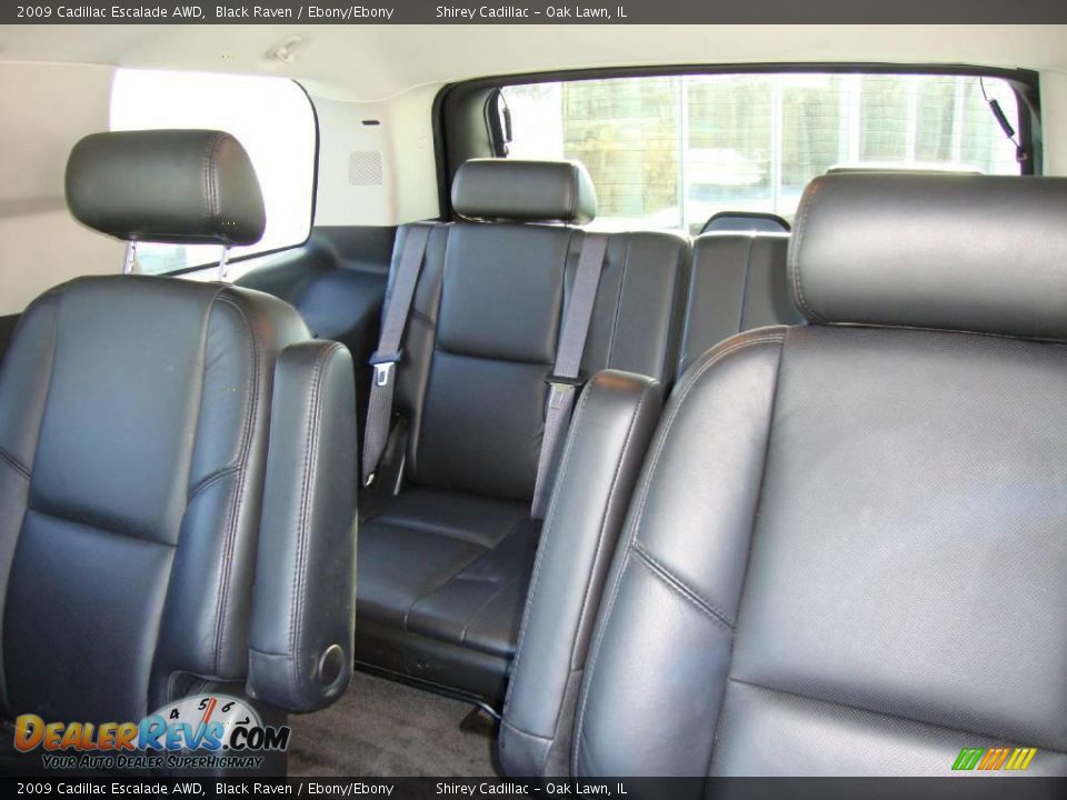 2009 Cadillac Escalade AWD Black Raven / Ebony/Ebony Photo #13