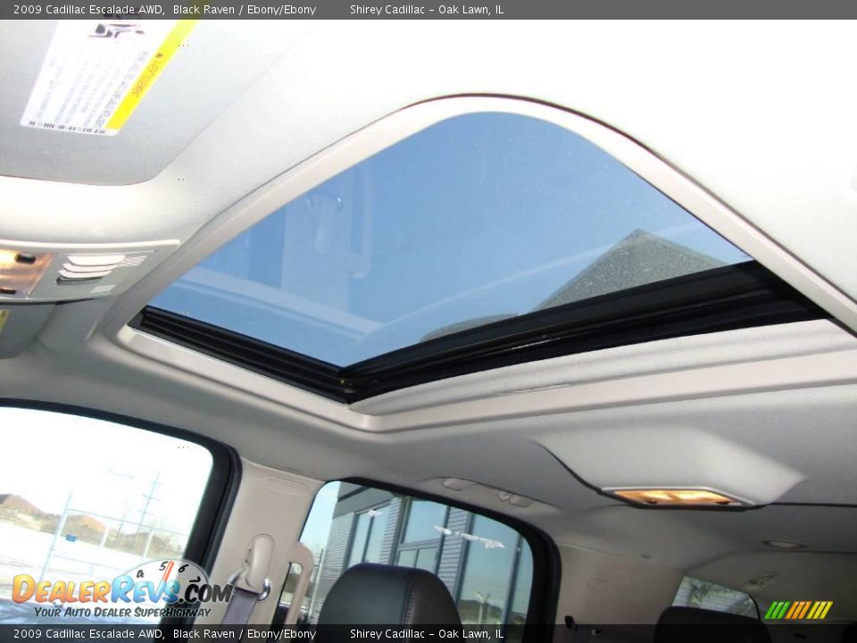 2009 Cadillac Escalade AWD Black Raven / Ebony/Ebony Photo #14