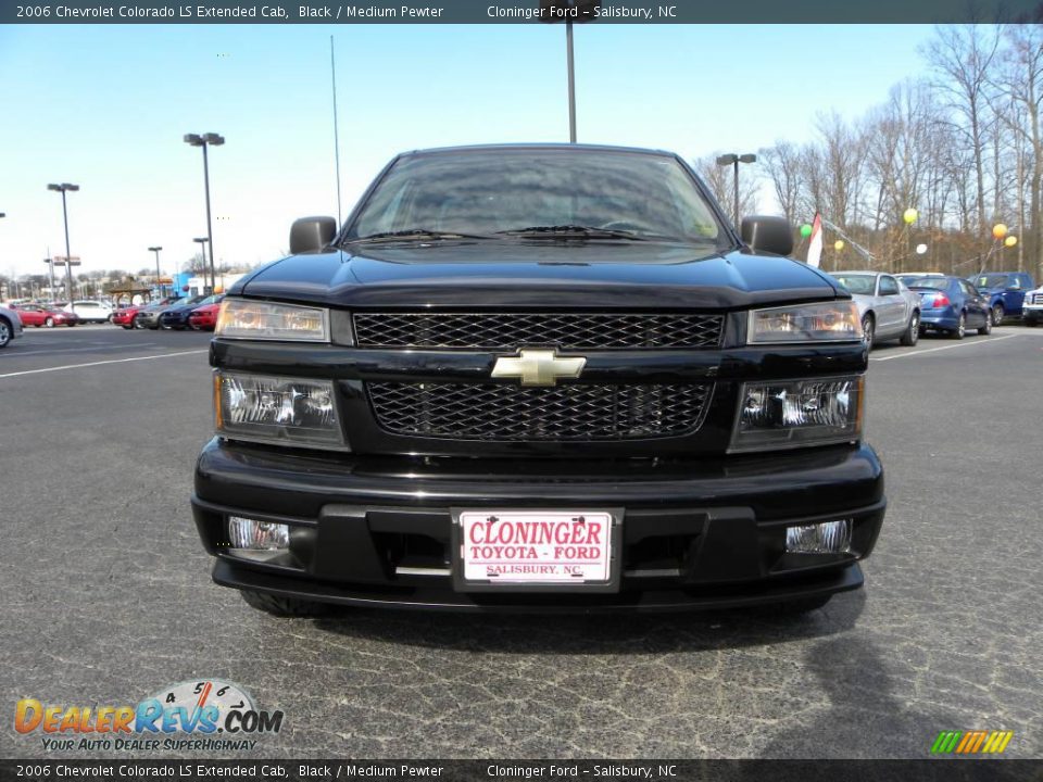 2006 Chevrolet Colorado LS Extended Cab Black / Medium Pewter Photo #7