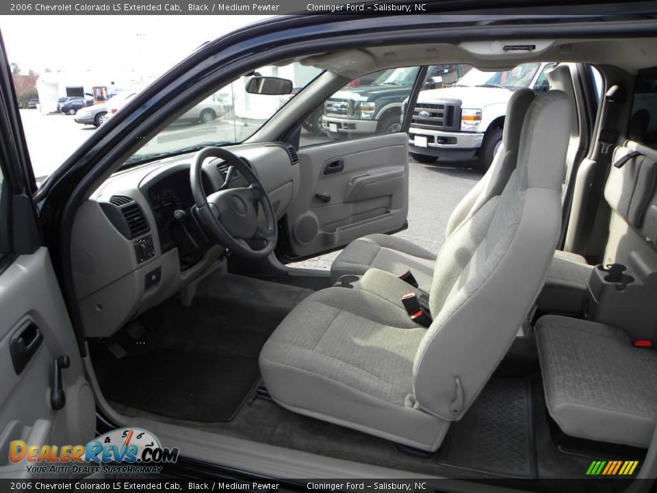 2006 Chevrolet Colorado LS Extended Cab Black / Medium Pewter Photo #8