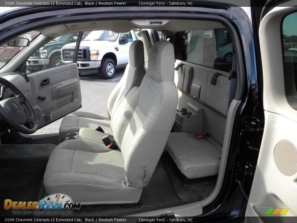 2006 Chevrolet Colorado LS Extended Cab Black / Medium Pewter Photo #9