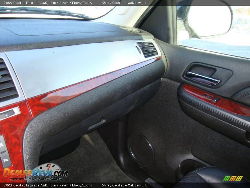 2009 Cadillac Escalade AWD Black Raven / Ebony/Ebony Photo #18