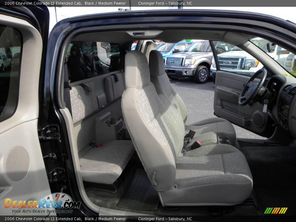 2006 Chevrolet Colorado LS Extended Cab Black / Medium Pewter Photo #11