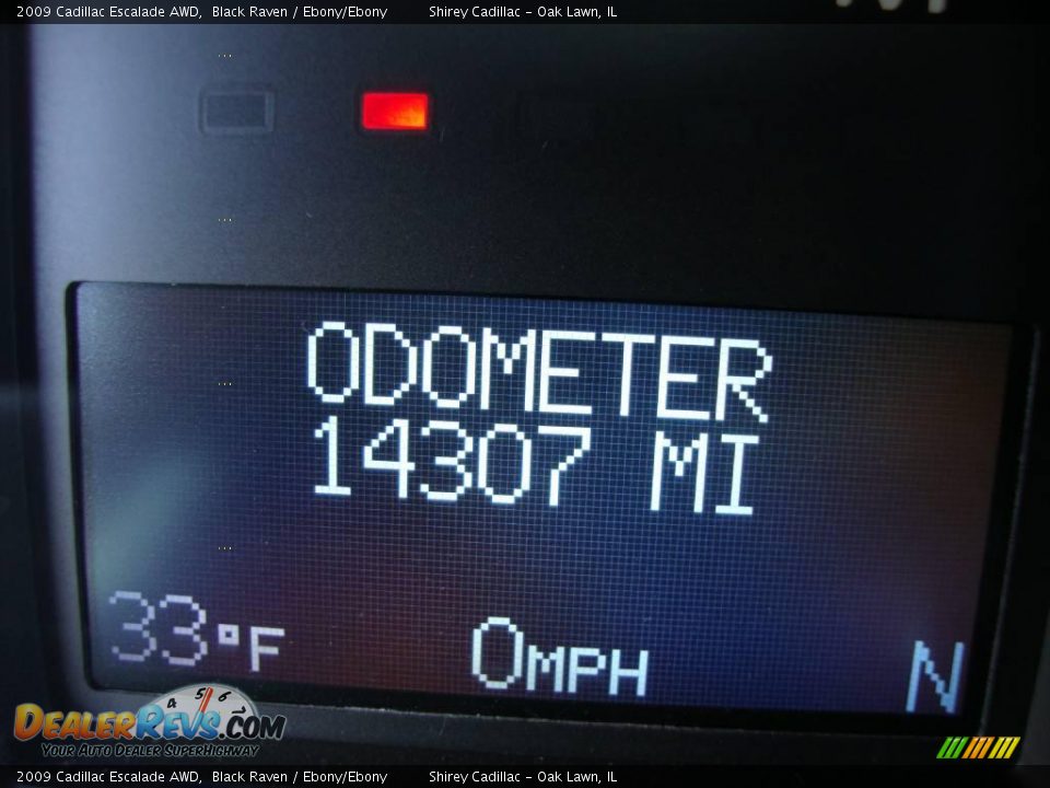 2009 Cadillac Escalade AWD Black Raven / Ebony/Ebony Photo #21