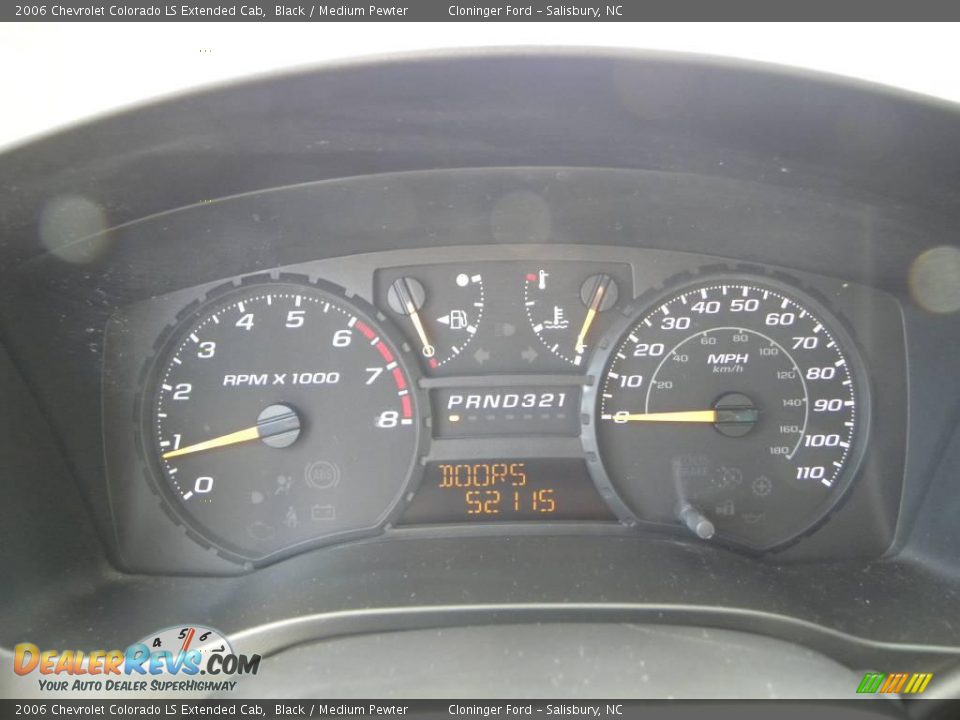 2006 Chevrolet Colorado LS Extended Cab Black / Medium Pewter Photo #16