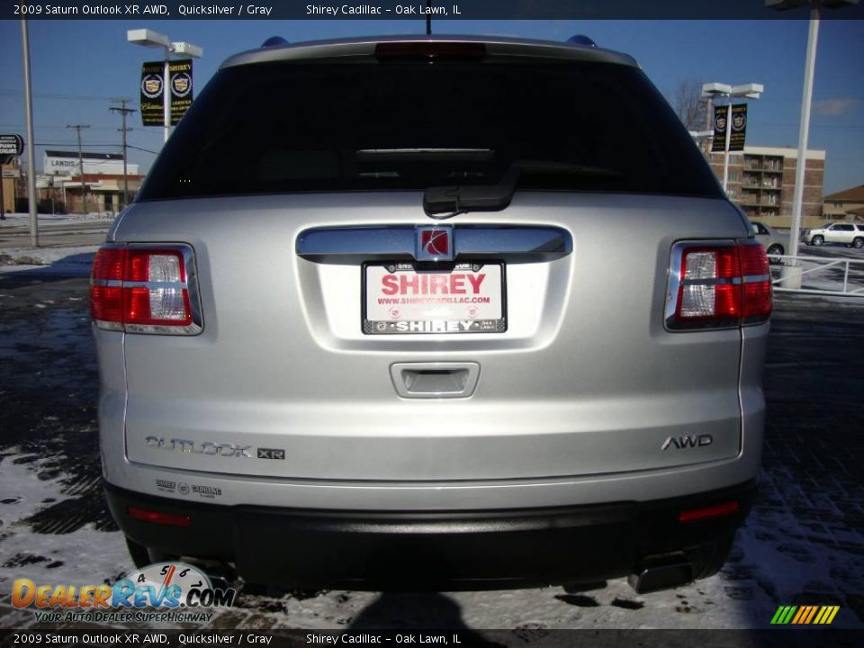 2009 Saturn Outlook XR AWD Quicksilver / Gray Photo #6