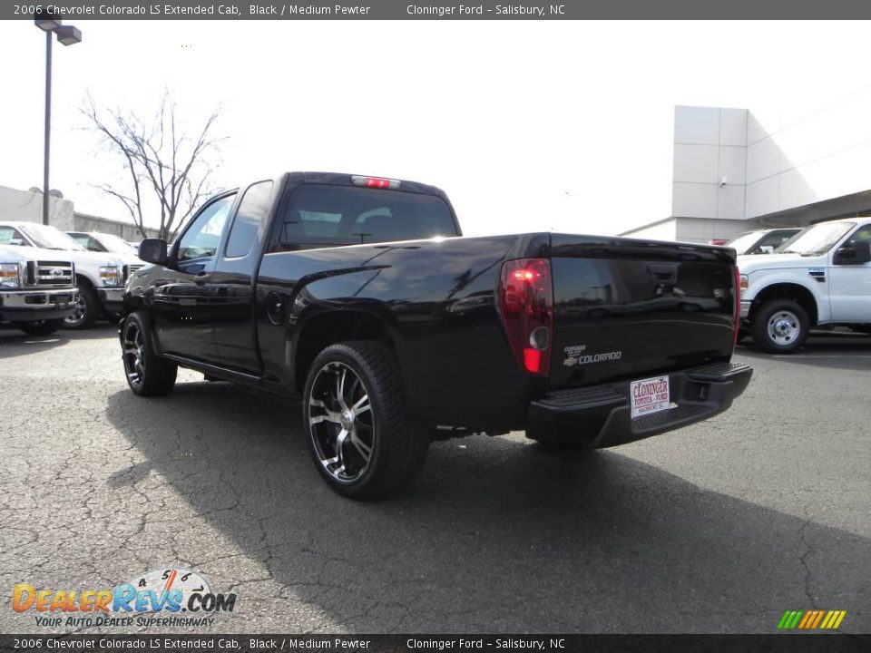 2006 Chevrolet Colorado LS Extended Cab Black / Medium Pewter Photo #21