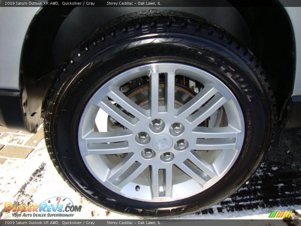 2009 Saturn Outlook XR AWD Quicksilver / Gray Photo #8
