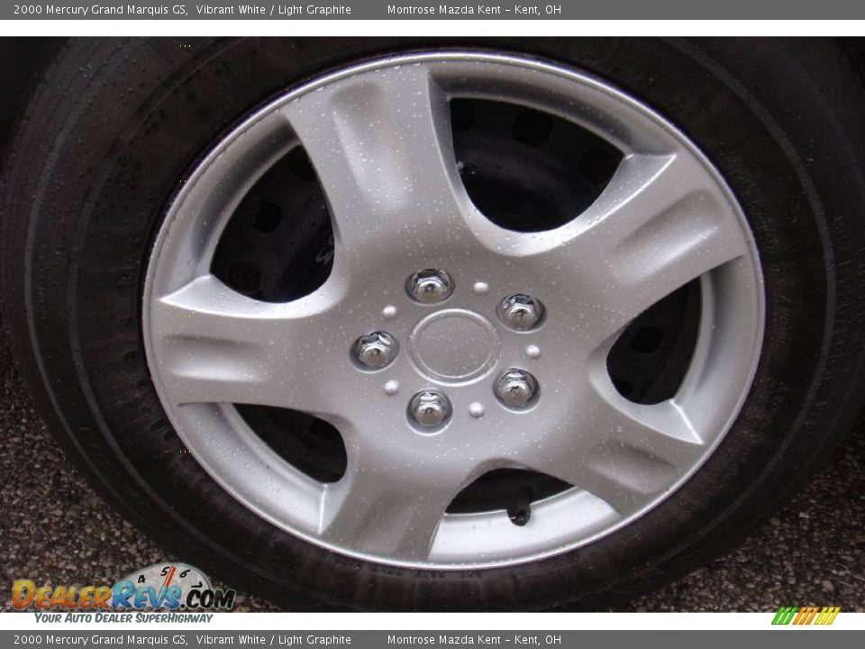 2000 Mercury Grand Marquis GS Vibrant White / Light Graphite Photo #22