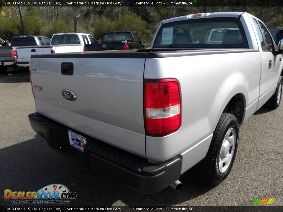 2008 Ford F150 XL Regular Cab Silver Metallic / Medium Flint Grey Photo #9