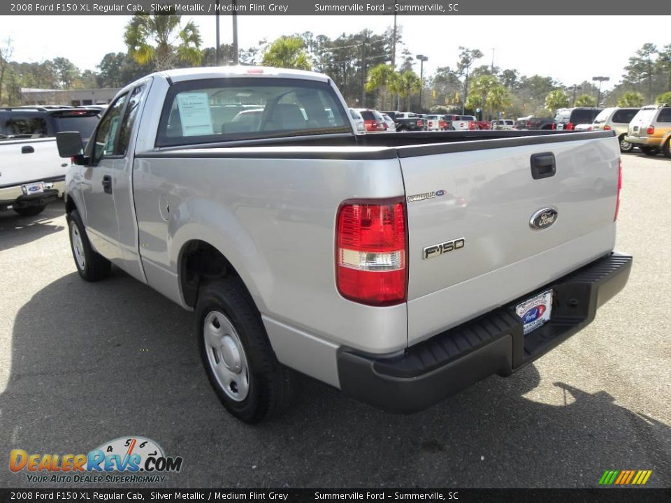 2008 Ford F150 XL Regular Cab Silver Metallic / Medium Flint Grey Photo #11