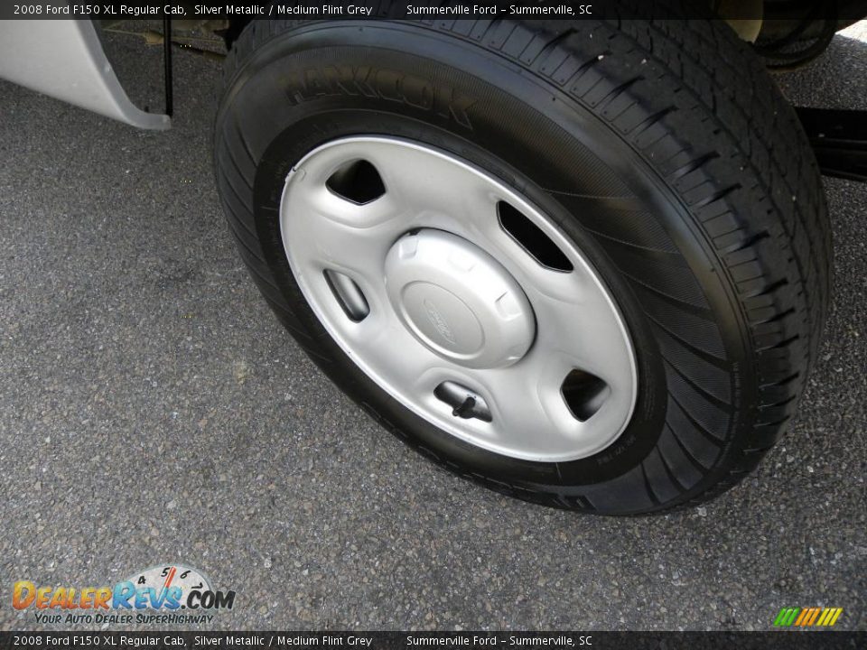 2008 Ford F150 XL Regular Cab Silver Metallic / Medium Flint Grey Photo #12