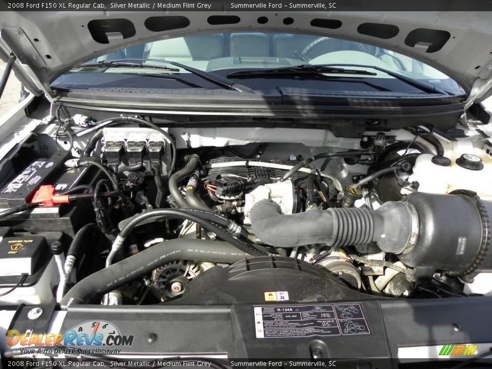2008 Ford F150 XL Regular Cab Silver Metallic / Medium Flint Grey Photo #14
