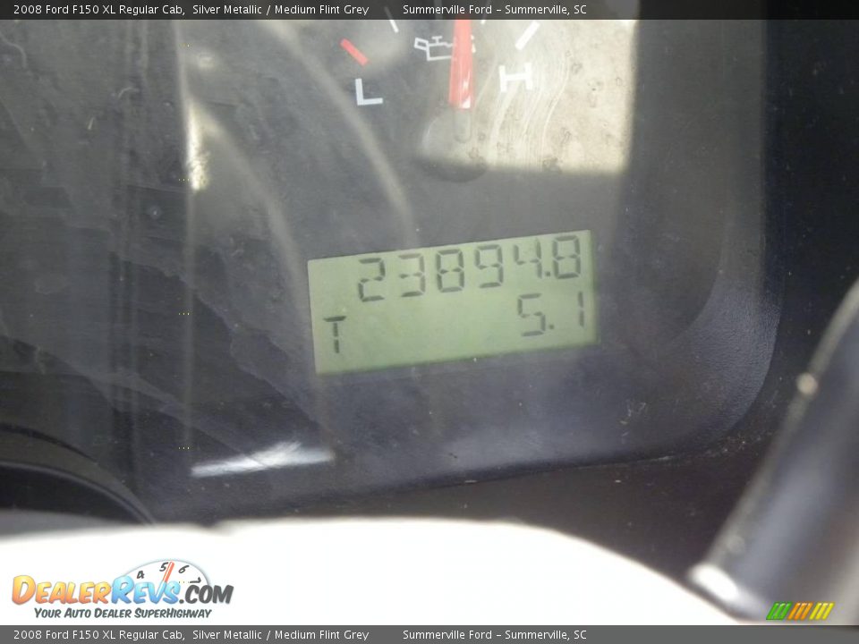 2008 Ford F150 XL Regular Cab Silver Metallic / Medium Flint Grey Photo #17