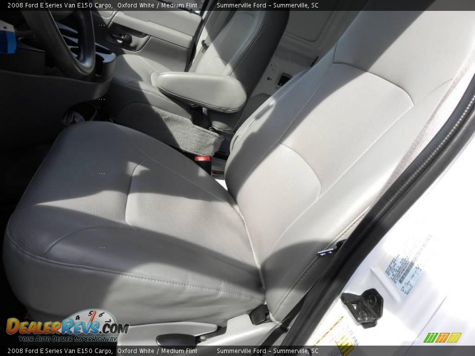 2008 Ford E Series Van E150 Cargo Oxford White / Medium Flint Photo #3