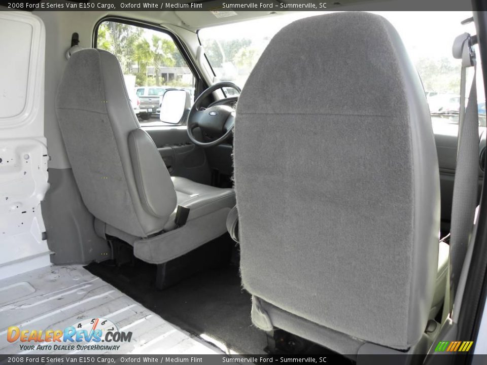 2008 Ford E Series Van E150 Cargo Oxford White / Medium Flint Photo #7