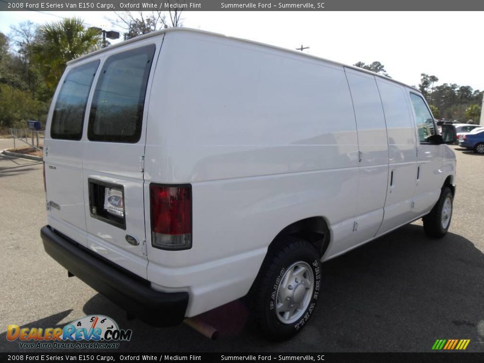 2008 Ford E Series Van E150 Cargo Oxford White / Medium Flint Photo #11