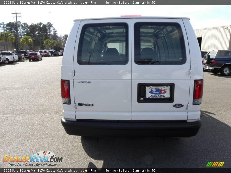 2008 Ford E Series Van E150 Cargo Oxford White / Medium Flint Photo #12