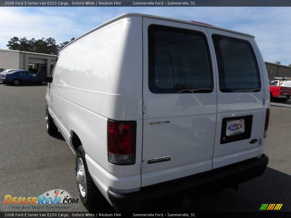 2008 Ford E Series Van E150 Cargo Oxford White / Medium Flint Photo #13