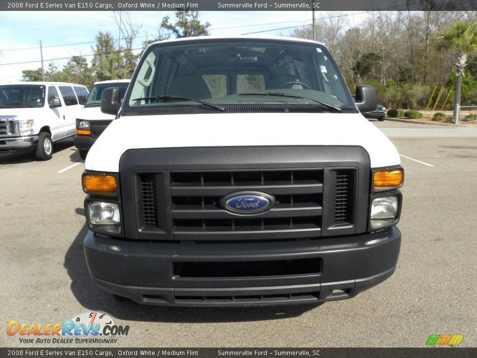 2008 Ford E Series Van E150 Cargo Oxford White / Medium Flint Photo #16