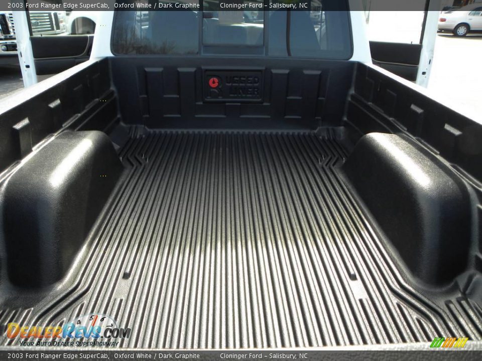 2003 Ford Ranger Edge SuperCab Oxford White / Dark Graphite Photo #9
