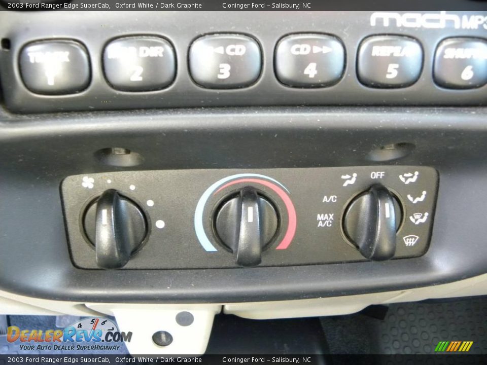 2003 Ford Ranger Edge SuperCab Oxford White / Dark Graphite Photo #19
