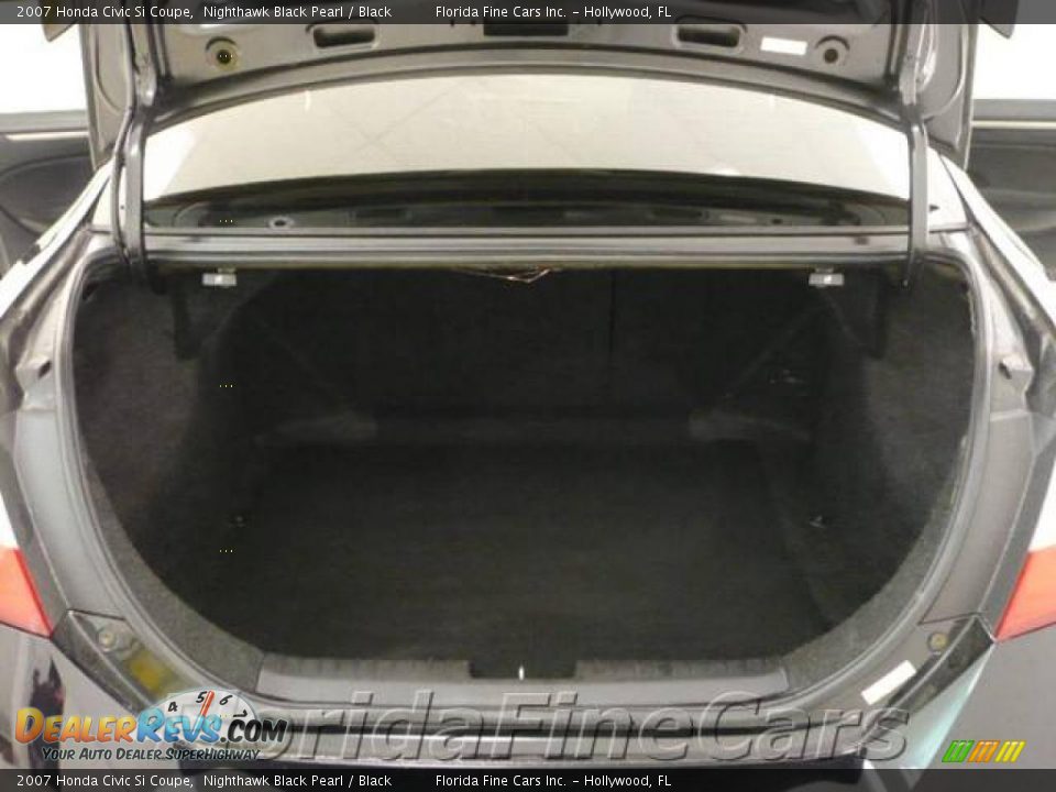 2007 Honda Civic Si Coupe Nighthawk Black Pearl / Black Photo #10