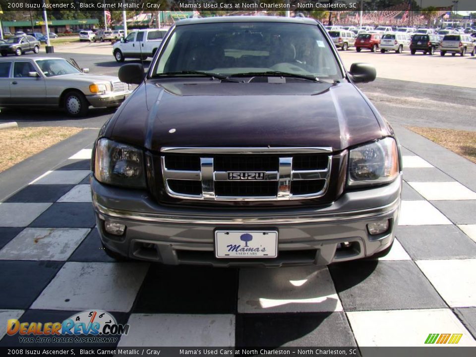 2008 Isuzu Ascender S Black Garnet Metallic / Gray Photo #5