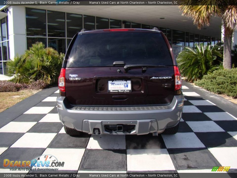 2008 Isuzu Ascender S Black Garnet Metallic / Gray Photo #9