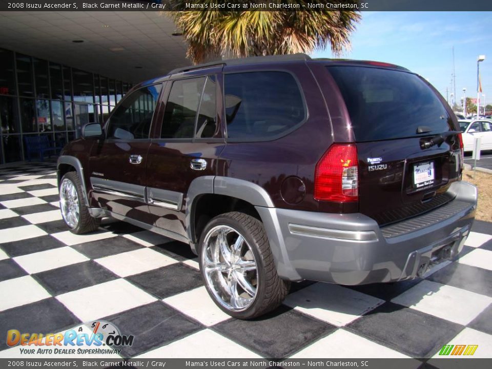 2008 Isuzu Ascender S Black Garnet Metallic / Gray Photo #10