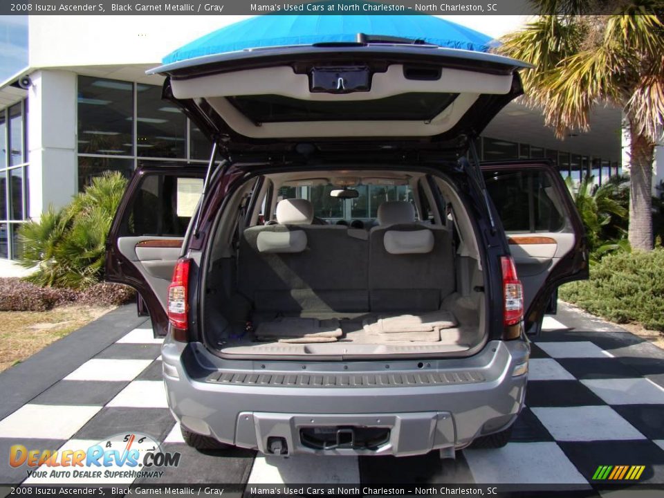 2008 Isuzu Ascender S Black Garnet Metallic / Gray Photo #13